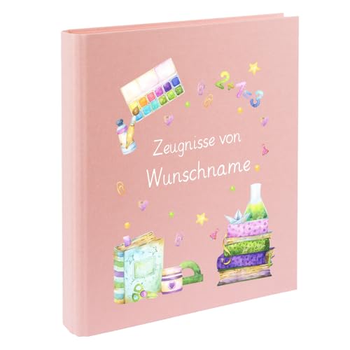 Personalisierte Zeugnismappe Ordner A4 für Zeugnisse – mit Wunschname & Schul-Motiv – Geschenk zur Einschulung, Schulabschluss oder erstem Zeugnis Personalisierte Zeugnismappe Ordner A4 für Zeugnisse – mit Wunschname & Schul-Motiv – Geschenk zur Einschulung, Schulabschluss oder erstem Zeugnis von Elefantasie