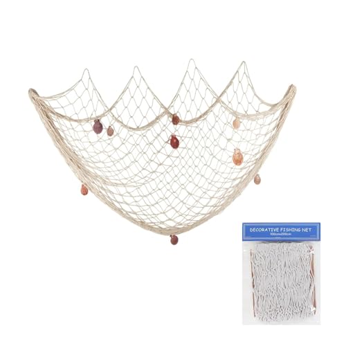 Fischernetz Deko,Fischnetz Dekoration mit Muscheln Dekoratives Fischernetz Baumwollseil Fotowand Wand Deko im Mittelmeerstil für Fotowände,Zuhause,Partys und Hochzeiten(1M x 2M Fish Net Décor Blue Fischernetz Deko,Fischnetz Dekoration mit Muscheln Dekoratives Fischernetz Baumwollseil Fotowand Wand Deko im Mittelmeerstil für Fotowände,Zuhause,Partys und Hochzeiten(1M x 2M Fish Net Décor Blue von Elegance-go
