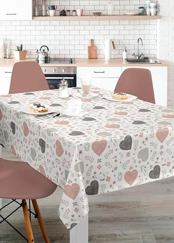 Elegant Event Essentials Bonita Linen PVC-Tischdecke, schimmernde Oberfläche, leicht abwischbar, zuschneidbar, Designer-Vliesrückseite, Rollenformat für Zuhause, Büro, Bankett, Empfang und von Elegant Event Essentials