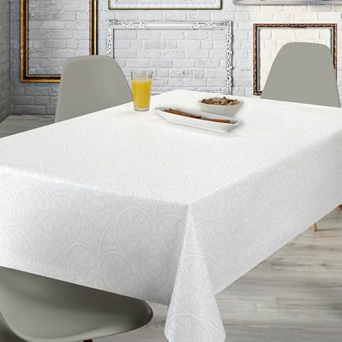 Elegant Event Essentials Bonita Luxus-Tischdecke aus PVC, schimmernde Oberfläche, leicht abwischbar, zuschneidbar, Designer-Vliesrückseite, Rollenformat für Zuhause, Büro, Bankett, Empfang und von Elegant Event Essentials
