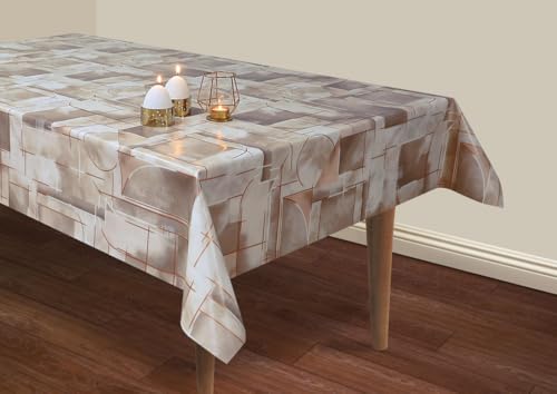 Elegant Event Essentials Luxuriöse europäische PVC-Tischdecke – schimmernde Oberfläche, leicht abwischbar, schneidbar, Designer-Vliesrückseite, Rollenformat für Zuhause, Büro, Bankett, Empfang und Elegant Event Essentials Luxuriöse europäische PVC-Tischdecke – schimmernde Oberfläche, leicht abwischbar, schneidbar, Designer-Vliesrückseite, Rollenformat für Zuhause, Büro, Bankett, Empfang und von Elegant Event Essentials