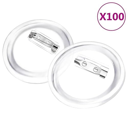 100 Stück BH-Einlagen Knöpfe mit Anstecknadel - 44 mm Acryl Buttons für BH-Träger, Unsichtbare BH Fixierung, Komfortable und Strapazierfähige Lösung für Damenunterwäsche 100 Stück BH-Einlagen Knöpfe mit Anstecknadel - 44 mm Acryl Buttons für BH-Träger, Unsichtbare BH Fixierung, Komfortable und Strapazierfähige Lösung für Damenunterwäsche von Eleganz