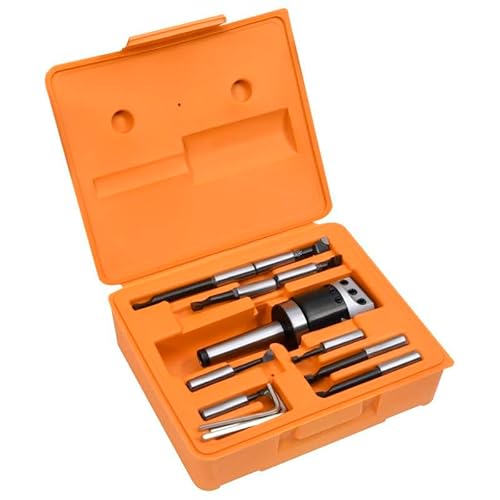 15-teiliges Bohrwerkzeug-Set mit 50 mm Bohrkopf MT3-F1-12 für elektrische Handbohrmaschinen - Hochwertiges Bohrzubehör für präzises Bohren in Holz, Metall und Kunststoff 15-teiliges Bohrwerkzeug-Set mit 50 mm Bohrkopf MT3-F1-12 für elektrische Handbohrmaschinen - Hochwertiges Bohrzubehör für präzises Bohren in Holz, Metall und Kunststoff von Eleganz