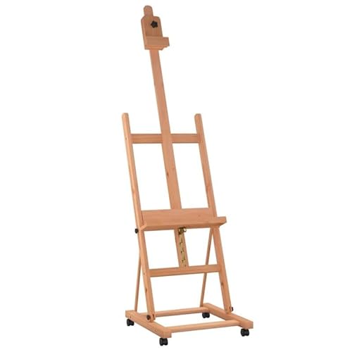Staffelei aus Massivholz Buche 55x53,5x178 cm - Stabile Ausstellungstafel für Kunstausstellungen & Ateliers - Ideal für Künstler & Galerien Staffelei aus Massivholz Buche 55x53,5x178 cm - Stabile Ausstellungstafel für Kunstausstellungen & Ateliers - Ideal für Künstler & Galerien von Eleganz