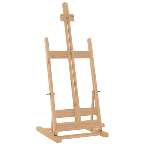 Tischstaffelei aus Massivholz Kiefer 29,5x33x80 cm - Stabile Ausstellungstafel für Kunst & Dekoration - Ideal für Ateliers, Schulen & Wohnzimmer von Eleganz