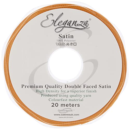 Eleganza 15 mm x 20 m Satinband doppelseitig, Gold Eleganza 15 mm x 20 m Satinband doppelseitig, Gold von Eleganza