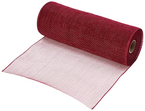 Eleganza Nr. 17 Deco Mesh, Burgund, 25 cm x 9,1 m von Eleganza