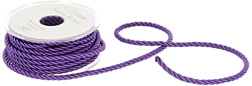 Eleganza Satinseil violett 5,5 mm x 10 m von Eleganza