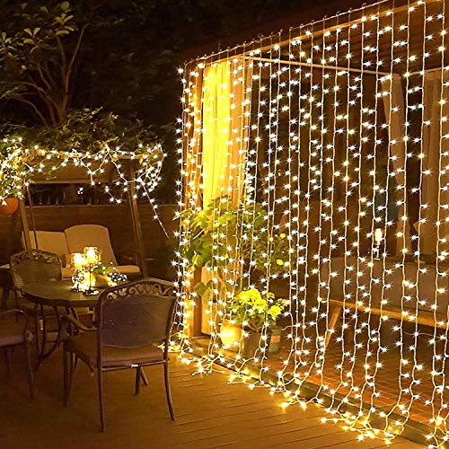 Elegear Lichtervorhang Lichterkette Außen 600 LEDs 6 x 3M Erweiterbar Lichterkettenvorhang IP44 Wasserfest 8 Modi Weihnachtsbeleuchtung Eisregen Lichterkette für Weihnachtsdeko Party Schlafzimmer Elegear Lichtervorhang Lichterkette Außen 600 LEDs 6 x 3M Erweiterbar Lichterkettenvorhang IP44 Wasserfest 8 Modi Weihnachtsbeleuchtung Eisregen Lichterkette für Weihnachtsdeko Party Schlafzimmer von Elegear