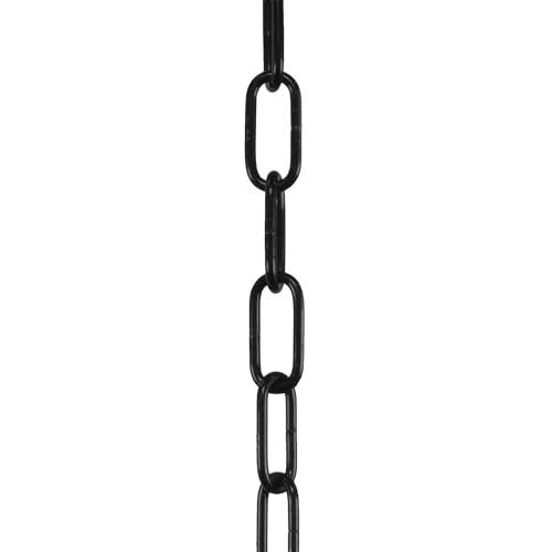 ElekTek Offene Gliederkette für Kronleuchter und Beleuchtung, klein, 20 mm x 10 mm, 2 m, Tiefschwarz ElekTek Offene Gliederkette für Kronleuchter und Beleuchtung, klein, 20 mm x 10 mm, 2 m, Tiefschwarz von ElekTek