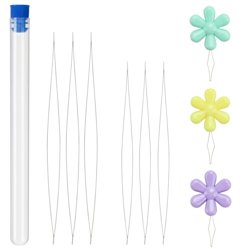 5 Stück Perlennadel,Einfädelhilfe, Bead Nadeln,Perlen Nadeln,Nadel Zum Perlen Auffädeln,Große Auge Perlen Nadel, für Handwerk und Schmuck Herstellung 5 Stück Perlennadel,Einfädelhilfe, Bead Nadeln,Perlen Nadeln,Nadel Zum Perlen Auffädeln,Große Auge Perlen Nadel, für Handwerk und Schmuck Herstellung von Elektheim