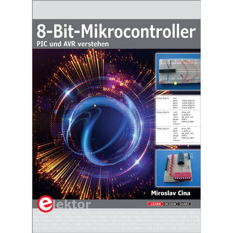 8-Bit-Mikrocontroller - Miroslav Cina, Kartoniert (TB) von Elektor-Verlag