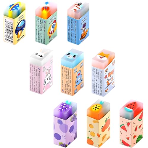 Radiergummi, 9er Set In Farben, Mitgebsel Kindergeburtstag, Kindergeburtstag Gastgeschenke, Ideales Gastgeschenk Für Kinder, Langlebig Und Sicher Für Schule Und Zuhause Radiergummi, 9er Set In Farben, Mitgebsel Kindergeburtstag, Kindergeburtstag Gastgeschenke, Ideales Gastgeschenk Für Kinder, Langlebig Und Sicher Für Schule Und Zuhause von ElevaPulse