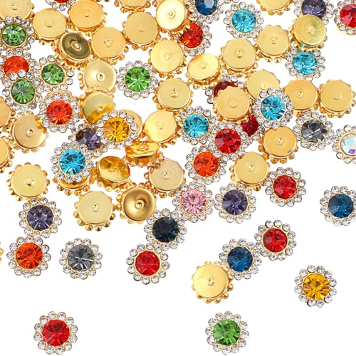ElevateTech 100 Stück Strasssteine zum Aufnähen, Kristalle, Glas, Edelsteine, Metallkralle, 12 mm, Metallsockel, zum Nähen, für Stirnband, Schmuck, Handwerk, Kleidung, Schuhe, Gürtel, Zubehör ElevateTech 100 Stück Strasssteine zum Aufnähen, Kristalle, Glas, Edelsteine, Metallkralle, 12 mm, Metallsockel, zum Nähen, für Stirnband, Schmuck, Handwerk, Kleidung, Schuhe, Gürtel, Zubehör von ElevateTech