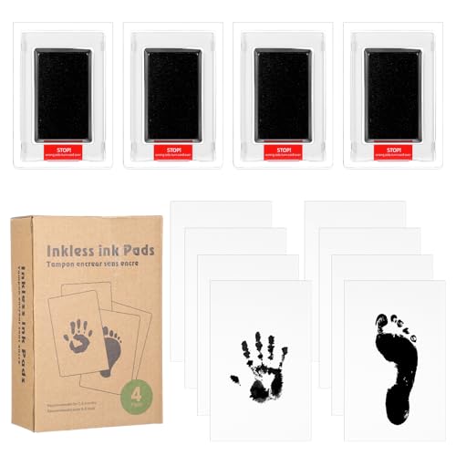 ElevateTech 12-teiliges Pfotenabdruck set Hund für Hunde und Katzen waschfreie Stempelkissen Fußabdruck- und Nasenabdruckkarten Familien-Pfotenabdruck-Andenken Geschenk für Hundemütter ElevateTech 12-teiliges Pfotenabdruck set Hund für Hunde und Katzen waschfreie Stempelkissen Fußabdruck- und Nasenabdruckkarten Familien-Pfotenabdruck-Andenken Geschenk für Hundemütter von ElevateTech