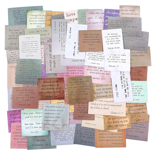 ElevateTech 120 Retro-Bibelvers-Sticker Graffiti-Sticker wasserfest für Journaling und Planer Bibelstudien-Zubehör geeignet als dekorative Aufkleber für Gepäckfächer Tagebuch Laptop Scrapbook ElevateTech 120 Retro-Bibelvers-Sticker Graffiti-Sticker wasserfest für Journaling und Planer Bibelstudien-Zubehör geeignet als dekorative Aufkleber für Gepäckfächer Tagebuch Laptop Scrapbook von ElevateTech
