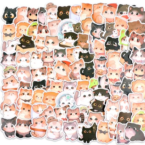 ElevateTech Katzen Sticker, Niedliche Katze Aufkleber Lustige Katzen Aufkleber Kawaii Katze Meme Aufkleber Wasserdicht Ästhetik Vinyl Aufkleber für Wasserflasche Laptops Telefon Scrapbooking ElevateTech Katzen Sticker, Niedliche Katze Aufkleber Lustige Katzen Aufkleber Kawaii Katze Meme Aufkleber Wasserdicht Ästhetik Vinyl Aufkleber für Wasserflasche Laptops Telefon Scrapbooking von ElevateTech