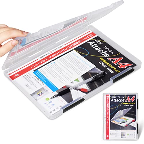 Elezeal A4-Papierhalter, tragbare Aktenbox, transparenter Kunststoff, Dokumentenmappe, wasserdicht, staubdicht, PP, Aufbewahrungsordner, Zeitschriftenablage, Organizer, Büro-/Schulbedarf Elezeal A4-Papierhalter, tragbare Aktenbox, transparenter Kunststoff, Dokumentenmappe, wasserdicht, staubdicht, PP, Aufbewahrungsordner, Zeitschriftenablage, Organizer, Büro-/Schulbedarf von Elezeal