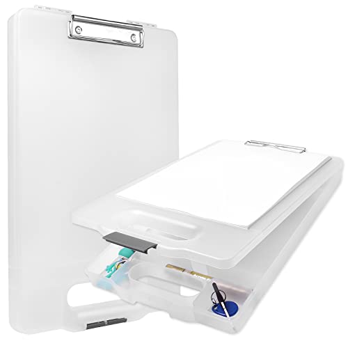 Elezeal Klemmbrett-Aufbewahrungsbox mit Aufbewahrung, A4 Kunststoff-Klemmbrett, robuster Clip-Datei-Organizer für Schule, Büro, Krankenschwester, Arzt, medizinisches Personal, Lehrer, Studenten, Elezeal Klemmbrett-Aufbewahrungsbox mit Aufbewahrung, A4 Kunststoff-Klemmbrett, robuster Clip-Datei-Organizer für Schule, Büro, Krankenschwester, Arzt, medizinisches Personal, Lehrer, Studenten, von Elezeal