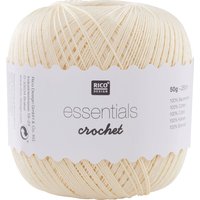 Rico Design Essentials Crochet - Vanille von Elfenbein