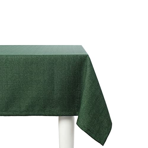 Elfida Deluxe Tischdecke abwaschbar - Schmutzabweisendes Tischtuch in Gastro-Qualität - Reißfeste und Formstabile Tischdecken aus hochwertigem Polyester - Premium Tischdecke (Minzgrün, 110 x 110 cm) von Elfida