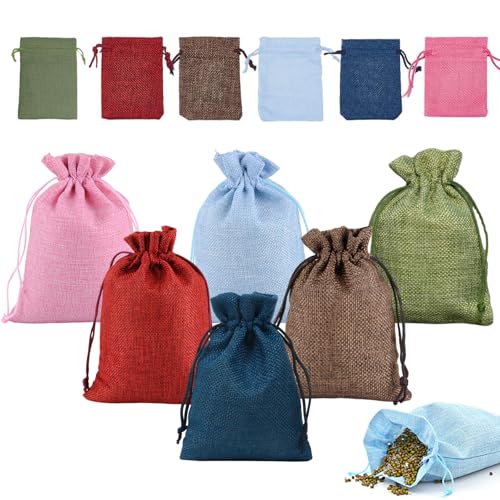 Elfinfi 30 Stück Jutesäckchen, 13×18cm Säckchen zum befüllen, Wiederverwendbare Stoffsäckchen mit Kordelzug, Kleine Säckchen zum Befüllen für Schmuck Hochzeit Souvenirs und Basteln Elfinfi 30 Stück Jutesäckchen, 13×18cm Säckchen zum befüllen, Wiederverwendbare Stoffsäckchen mit Kordelzug, Kleine Säckchen zum Befüllen für Schmuck Hochzeit Souvenirs und Basteln von Elfinfi