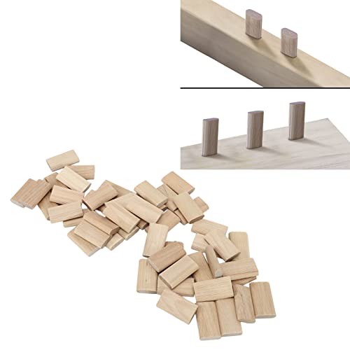 ElgnAura Woodworking Accessory Pack, Domino Tenon Set with 50 Beech Wood 8x40mm Loose Tenons for Frame Engineering and Furniture Splicing ElgnAura Woodworking Accessory Pack, Domino Tenon Set with 50 Beech Wood 8x40mm Loose Tenons for Frame Engineering and Furniture Splicing von ElgnAura