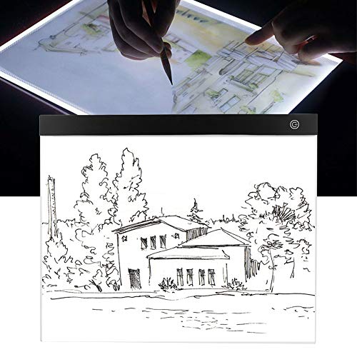 Elgnaura A3 LED -Lichtkissen, tragbare Zeichenbrett mit verstellbarer Helligkeit, ideal für Animationszeichnung, Skizzieren und Schablonen, überdauern und einfach zu bedienen Elgnaura A3 LED -Lichtkissen, tragbare Zeichenbrett mit verstellbarer Helligkeit, ideal für Animationszeichnung, Skizzieren und Schablonen, überdauern und einfach zu bedienen von ElgnAura