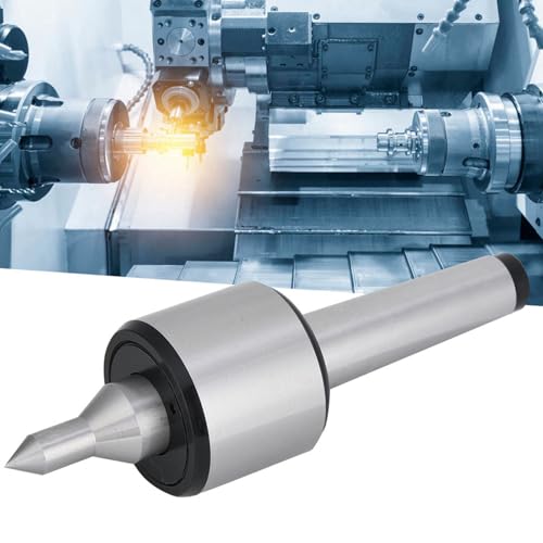 Elgnaura MT3 Live Center, Kohlenstoffstahlwerkzeug mit 0,000197 Präzision für Heckstock- und CNC -Drehanwendungen 60 ° von ElgnAura