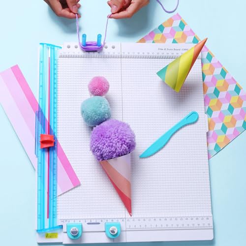 Elgnaura Multifunktionales Handwerkspapierschneider und Scoring Board, Papierschneider mit 7 -in 1 -Features, schön zum Handwerk, Schneiden von 12,2 Zoll für verschiedene Projekte Elgnaura Multifunktionales Handwerkspapierschneider und Scoring Board, Papierschneider mit 7 -in 1 -Features, schön zum Handwerk, Schneiden von 12,2 Zoll für verschiedene Projekte von ElgnAura