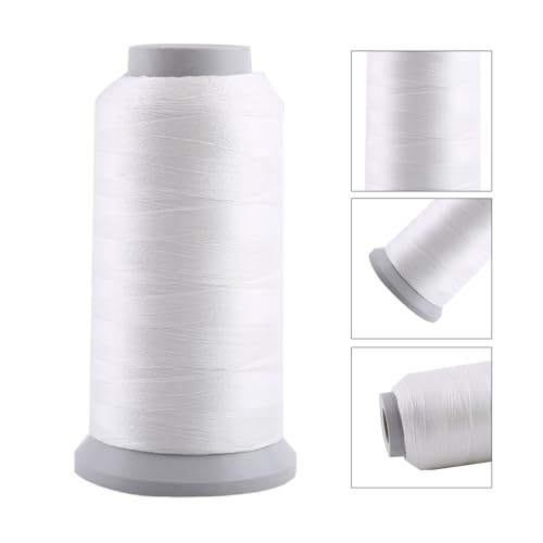 Elgnaura Noctilucent Textil nähenfaden, leuchtet im dunklen Polyester für Sticken und Nähen, schön für kreative nächtliche Designs. (3000 Meter) von ElgnAura