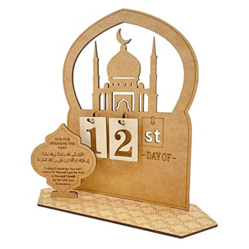 Holz Ramadan Adventskalender, Eid Mubarak Countdown Kalender, 30 Tage Eid Mubarak Countdown Kalender, Ramadan Kalender Elegante Mubarak Ramadan Deko von Elinrat