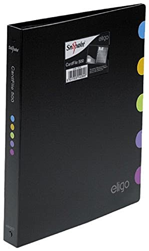 Eligo Executive Visitenkartenordner (25 Seiten, Kapazität für 500 Karten) von Snopake
