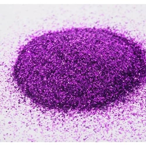 EliteKoopers Feiner Glitzer, 10 g, Glanzpulver für Kunst und Handwerk, Nagelkunst, Farbe, Wanddekoration, kosmatisch (Cadbury Purple) von EliteKoopers