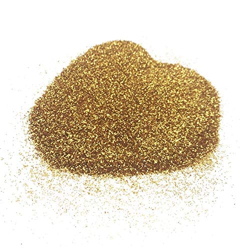 EliteKoopers Feiner Glitzer, 10 g, Glanzpulver für Kunst und Handwerk, Nagelkunst, Farbe, Wanddekoration, kosmatisch (Gold) von EliteKoopers