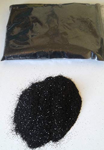 EliteKoopers schwarzer feiner Glitzer für Bastelarbeiten, Glasabdeckung, Weinglas-Dekor, 100Gm EliteKoopers schwarzer feiner Glitzer für Bastelarbeiten, Glasabdeckung, Weinglas-Dekor, 100Gm von EliteKoopers