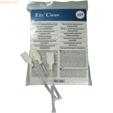 Elix Clean Reinigungsstäbchen Isopropanol VE=25 Stück von Elix Clean