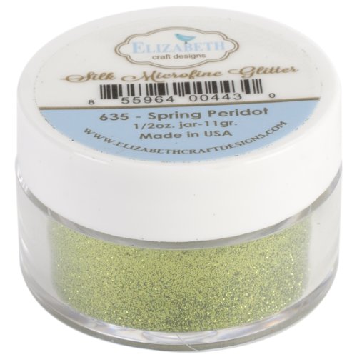 Elizabeth Craft Designs 11 g Silk Microfine Glitter, Spring Peridot von Elizabeth Craft Designs