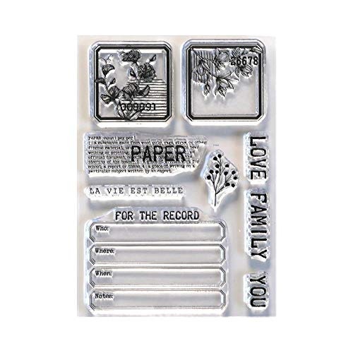 Elizabeth Craft Designs 651425 Clear Stamp Paper Love, Schwarz/Weiß, 4 x 6 Elizabeth Craft Designs 651425 Clear Stamp Paper Love, Schwarz/Weiß, 4 x 6 von Elizabeth Craft Designs