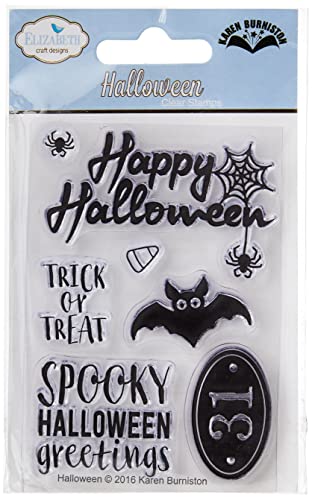 Elizabeth Craft Designs Halloween Clear Stamps, Synthetisches Material, 12,6 x 7,8 x 0,4 cm von Elizabeth Craft Designs