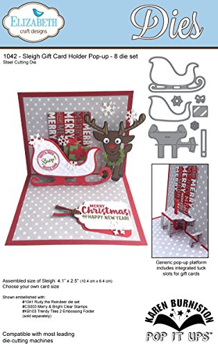 Elizabeth Craft Designs Metall Pop It Up stirbt von Karen burniston-Sleigh Geschenk Karte Halter von Elizabeth Craft Designs