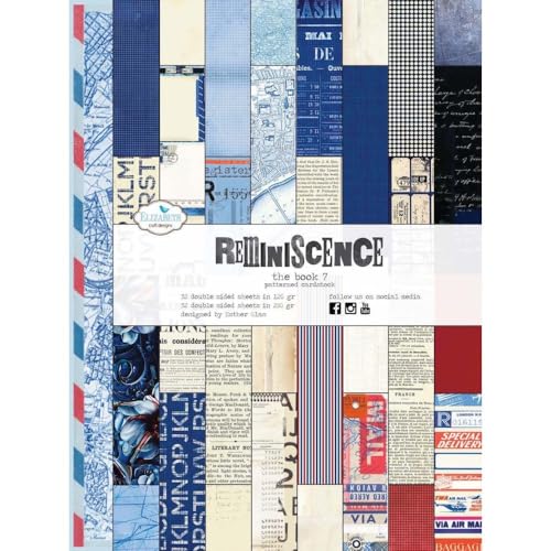 Elizabeth Craft Double-Sided Cardstock 32/Pkg-Reminiscence The Book 7 von Elizabeth Craft Designs