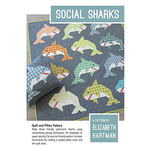 Elizabeth Hartman Social Sharks Steppmuster von Elizabeth Hartman