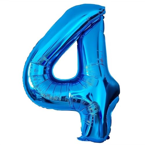 Elizakumi Blau Nummer 4 Luftballon Zahl 4th Ballon Zahl Für Fraue Jungen Männer Mädchen, Geburtstag Helium FolienBallon Zahlenballon 4 Blau / 40 Zoll Elizakumi Blau Nummer 4 Luftballon Zahl 4th Ballon Zahl Für Fraue Jungen Männer Mädchen, Geburtstag Helium FolienBallon Zahlenballon 4 Blau / 40 Zoll von Elizakumi