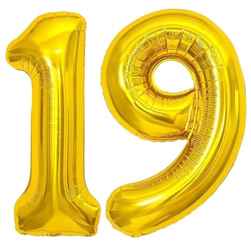 Elizakumi Gold Nummer Ballon 19/91 Luftballon Zahl 19th 91th Ballon Zahl Für Fraue Jungen Männer Mädchen, Geburtstag Helium FolienBallon Zahlenballon 19/91 Gold / 40 Zoll Elizakumi Gold Nummer Ballon 19/91 Luftballon Zahl 19th 91th Ballon Zahl Für Fraue Jungen Männer Mädchen, Geburtstag Helium FolienBallon Zahlenballon 19/91 Gold / 40 Zoll von Elizakumi