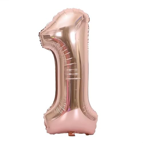 Elizakumi Rosegold Nummer 1 Luftballon Zahl 1th Ballon Zahl Für Fraue Jungen Männer Mädchen, Geburtstag Helium FolienBallon Zahlenballon 1 Rosegold / 40 Zoll Elizakumi Rosegold Nummer 1 Luftballon Zahl 1th Ballon Zahl Für Fraue Jungen Männer Mädchen, Geburtstag Helium FolienBallon Zahlenballon 1 Rosegold / 40 Zoll von Elizakumi