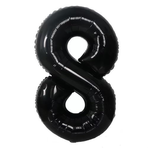 Elizakumi Schwarz Nummer 8 Luftballon Zahl 8th Ballon Zahl Für Fraue Jungen Männer Mädchen, Geburtstag Helium FolienBallon Zahlenballon 8 Schwarz / 40 Zoll Elizakumi Schwarz Nummer 8 Luftballon Zahl 8th Ballon Zahl Für Fraue Jungen Männer Mädchen, Geburtstag Helium FolienBallon Zahlenballon 8 Schwarz / 40 Zoll von Elizakumi