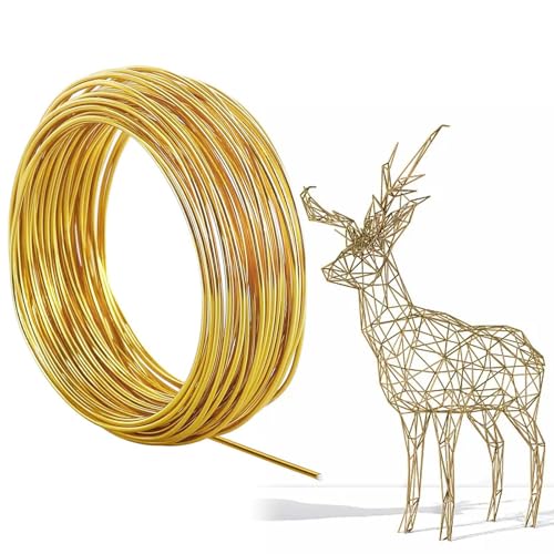 1Pcs Prozesslinien, 10m Messingdraht, Messingdraht Craft DIY Kupferdraht, Rost- und korrosionsbeständig. Verwendet für die Herstellung von Schmuck, Drahtskulpturen und alle Arten von DIY-Handwerk 1Pcs Prozesslinien, 10m Messingdraht, Messingdraht Craft DIY Kupferdraht, Rost- und korrosionsbeständig. Verwendet für die Herstellung von Schmuck, Drahtskulpturen und alle Arten von DIY-Handwerk von Elkuaie