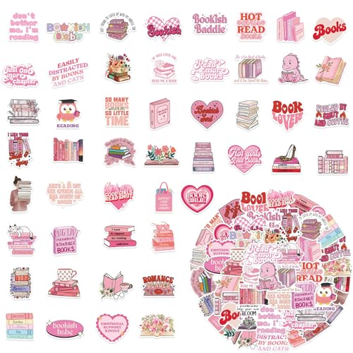 50 Stück Graffiti-Aufkleber, Leseserien-Aufkleber, rosa Graffiti-Aufkleber, rosa Buchaufkleber, Geeignet für Männer und Frauen, Gitarre, Laptop, Gepäck, Helm 50 Stück Graffiti-Aufkleber, Leseserien-Aufkleber, rosa Graffiti-Aufkleber, rosa Buchaufkleber, Geeignet für Männer und Frauen, Gitarre, Laptop, Gepäck, Helm von Elkuaie