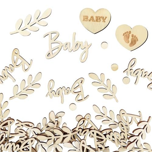 70 Stück Tischkonfetti aus Holz, Babyparty-Konfetti, Babyparty-Tischdekorationen für Jungen und Mädchen, Babyparty-Dekorationen, Geschlechtsoffenbarung, Geburtstagsparty-Dekorationen 70 Stück Tischkonfetti aus Holz, Babyparty-Konfetti, Babyparty-Tischdekorationen für Jungen und Mädchen, Babyparty-Dekorationen, Geschlechtsoffenbarung, Geburtstagsparty-Dekorationen von Elkuaie